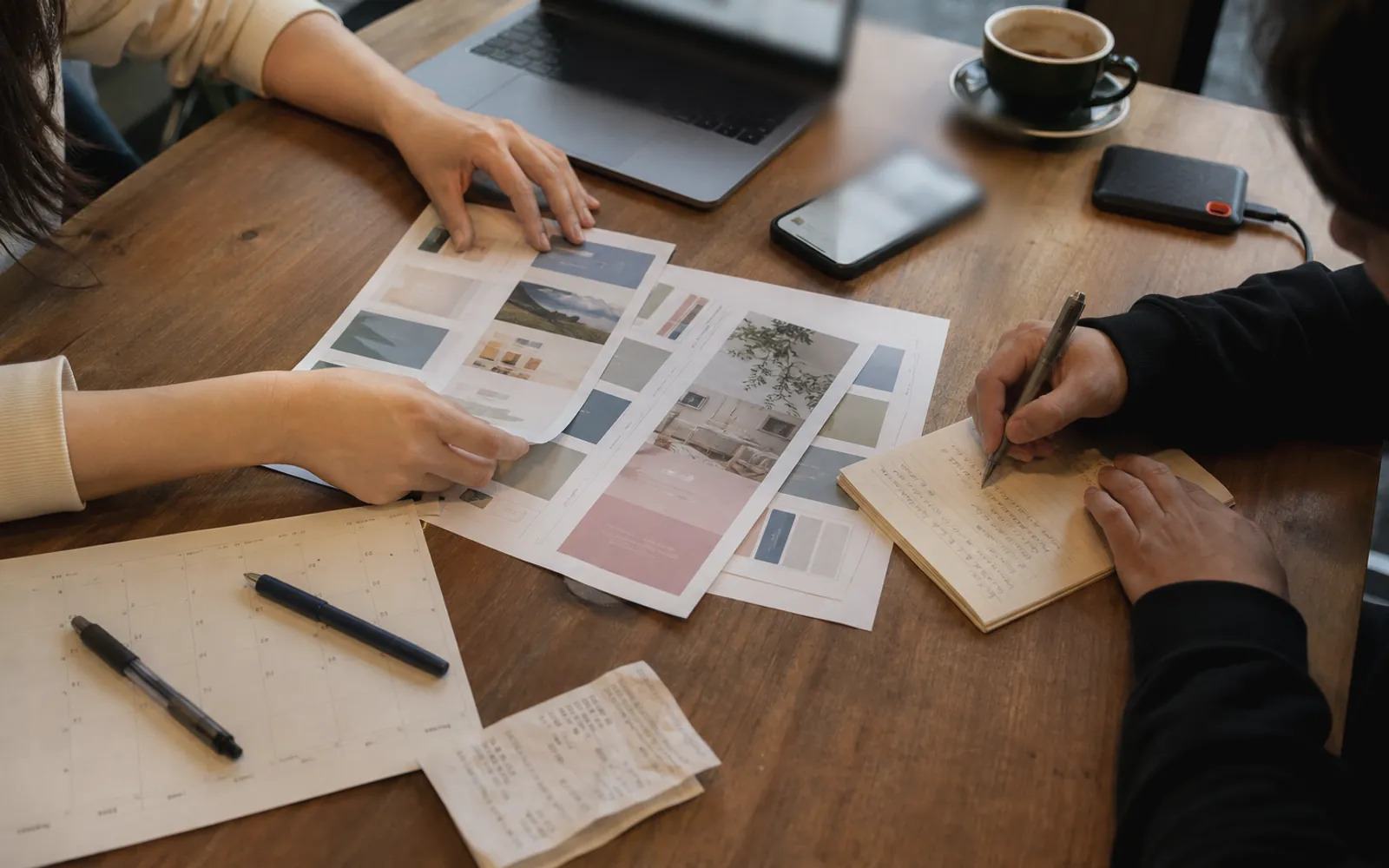 A strategist reviewing account requirements and a bilingual content plan